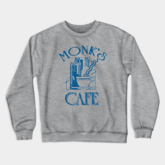 Monk's Cafe - Seinfeld (Variant) Crewneck Sweatshirt by huckblade